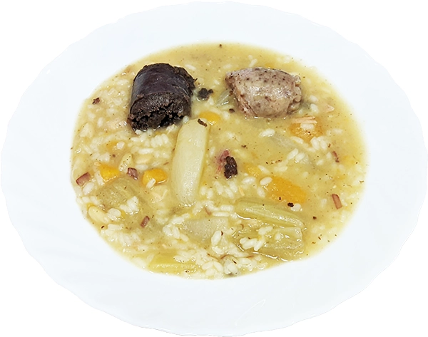 Arròs amb fesols i naps o arroz con alubias y nabos